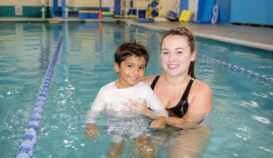 children swim lessons small